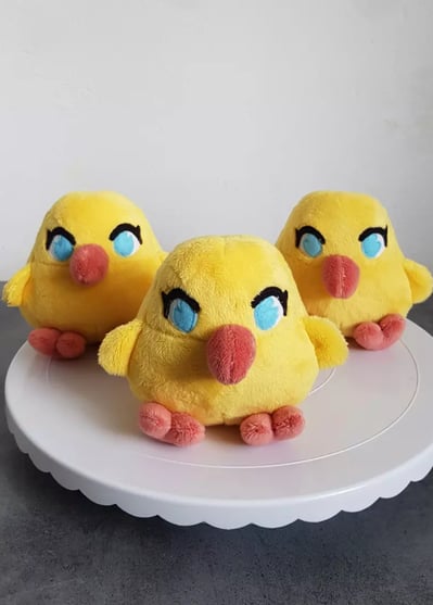 Peluche de Poussin / Chick  stuffed animal plush