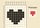 Nanogram Puzzle Heart Shape 