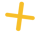 Plus sign filled shape