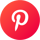 Logo Pinterest social legno e luce