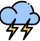 orage et tempête
