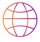 Decorative Internet Globe Icon