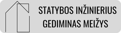 Statybos inžinierius Gediminas Meižys logo