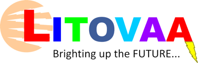 Litovaa Lighting- Brightening up the Future. logo