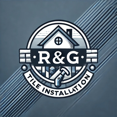 R&G tile installation remodeling logo