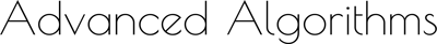 Advanced Algorithms logo