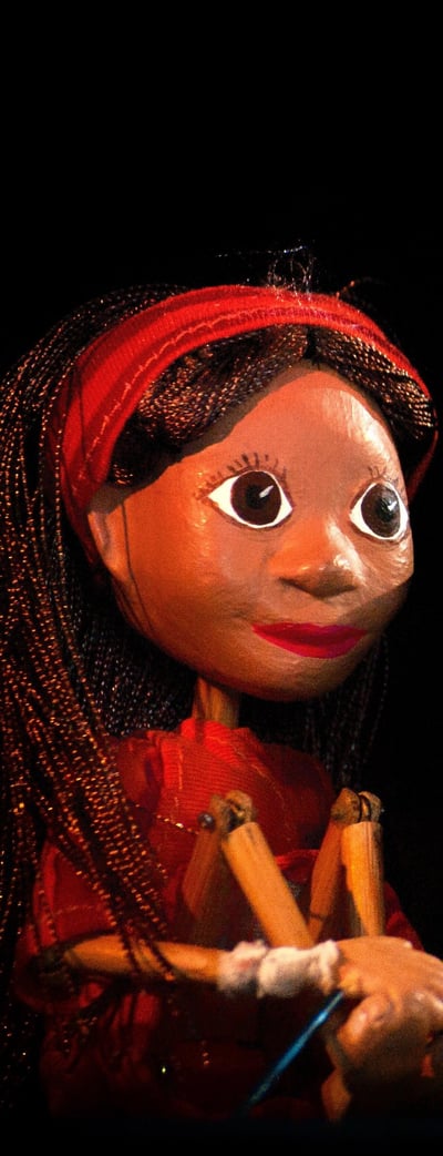 Personaje de la obra "Despierta al rinoceronte" de Marián González