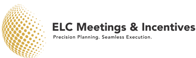 ELC Meetings & Incentives Logo with Gold Globe reinforcing our commitment to perfection