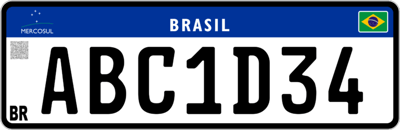 Placa Mercosul