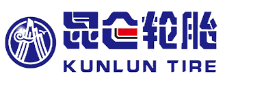 Kunlun Tire logo – a leading brand in TBR and OTR tires with a blue and white circular emblem