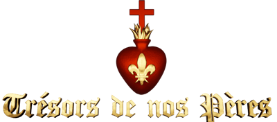 Logo Les Trésors de nos Pères avec leSacré-Cœur