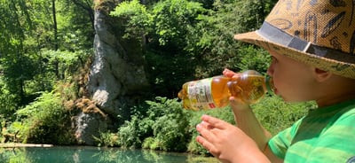 Apfelschorle im Glastal