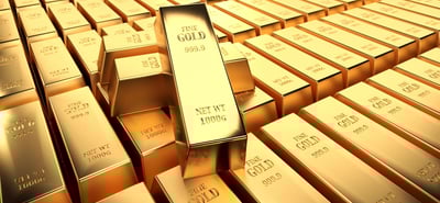 a bunch of gold bars