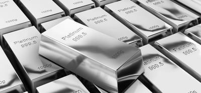 a bunch of silver bars with a silver bar