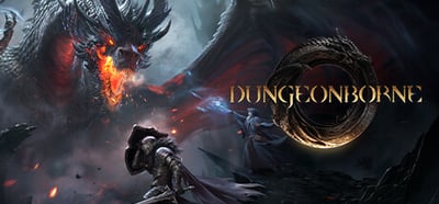 a man in a suit and a dragon in a dark background