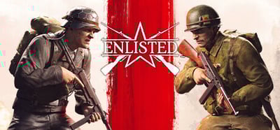 a couple of soldiers with guns and a red flag