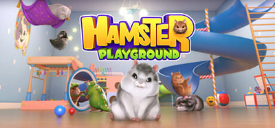 a hamster playing with a hamster in a playroom