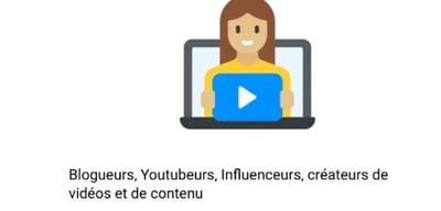 Bloggers, Youtubers, Influencers, video and content creators