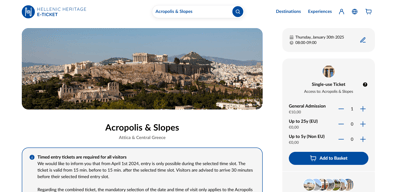 athens of acropolis tickets booking