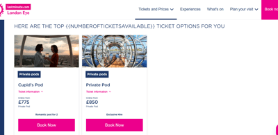 Private Pods Tickets