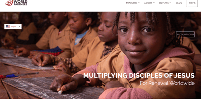 nonprofit website example built by Brennan Doud and Mission-Driven Marketing