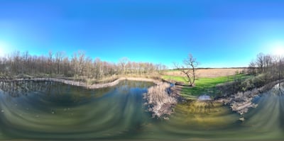 Spherical Mapped Panorama of Cricket Frog Cove Park