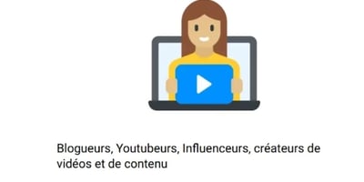 Bloggers, Youtubers, Influencers, video and content creators