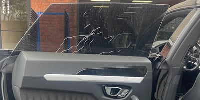 Certified, trained auto glass side window replacement technicians
