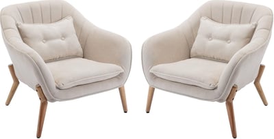 beige lounge chairs 