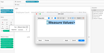 Tableau interactive dashboard project
