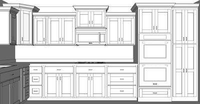 3D Kitchen Drawing