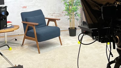 interview studio, autocue