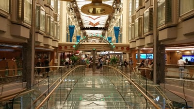 The Royal Promenade on Independence of The Seas