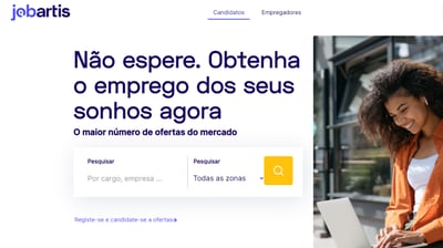 jobartis.com homepage