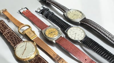 5 montres vintages