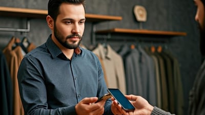 transaction crypto commercant