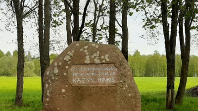 Kazio Binkio gimtosios sodybos vieta