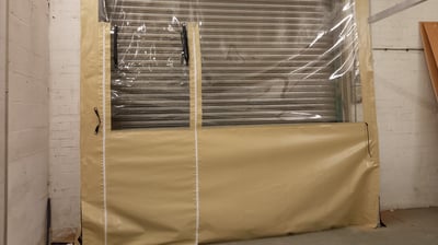 pvcfab rolller door curtain, heavy duty pvc fabic