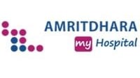 An image with logo of Amritdhara hospital in Karnal