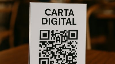Carta digital con QR para restaurantes