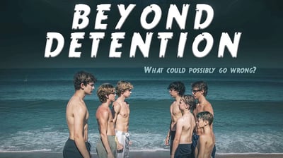 a poster of a movie poster about a group of boys