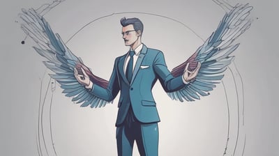 white and black abstract painting