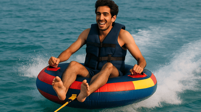ألعاب مائية ممتعة في جدة