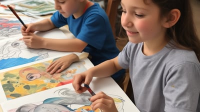 A curved facade covered in white latticework