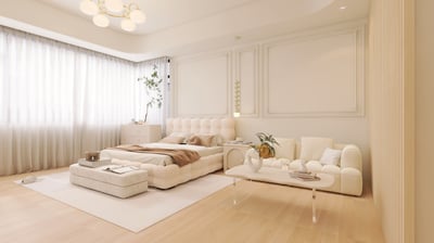 Diseño moderno con molduras clasicas