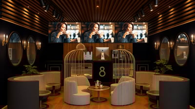 Diseño de lounge moderna