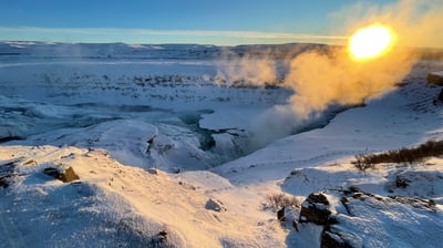 Gulfoss waterfall, Iceland