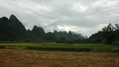 Yangshuo County, near the river Li, China