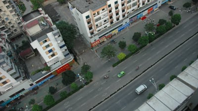 view from our hotel in Guilin, China