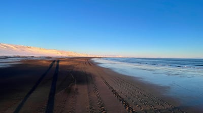 Porlakshofn black beach, Iceland